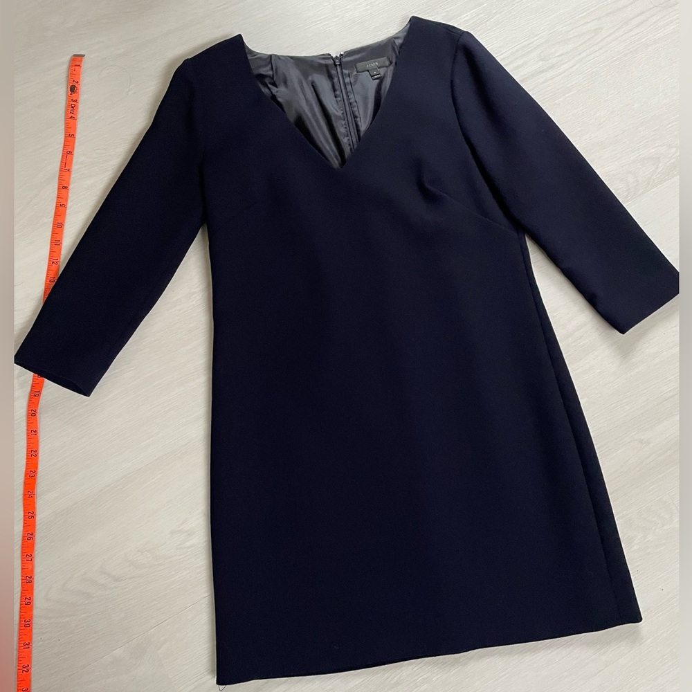J. Crew wool Navy blue classic mini dress/tunic